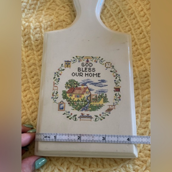 Ceramic Trivet Or Wall Hanging Vintage Cottagecore - Picture 9 of 9